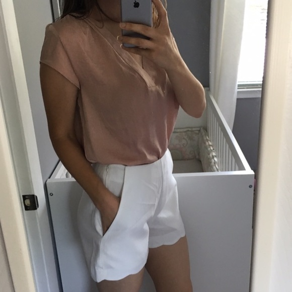 Very J Pants - Off white shorts