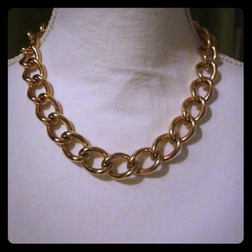 Diego Massimo Rose-Tone Twist Necklace