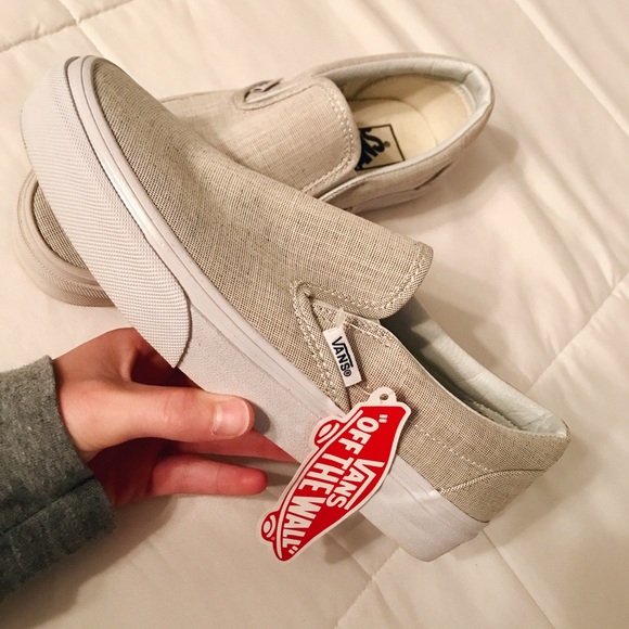 Vans Shoes - Vans Classic Slip-On Gray/True White