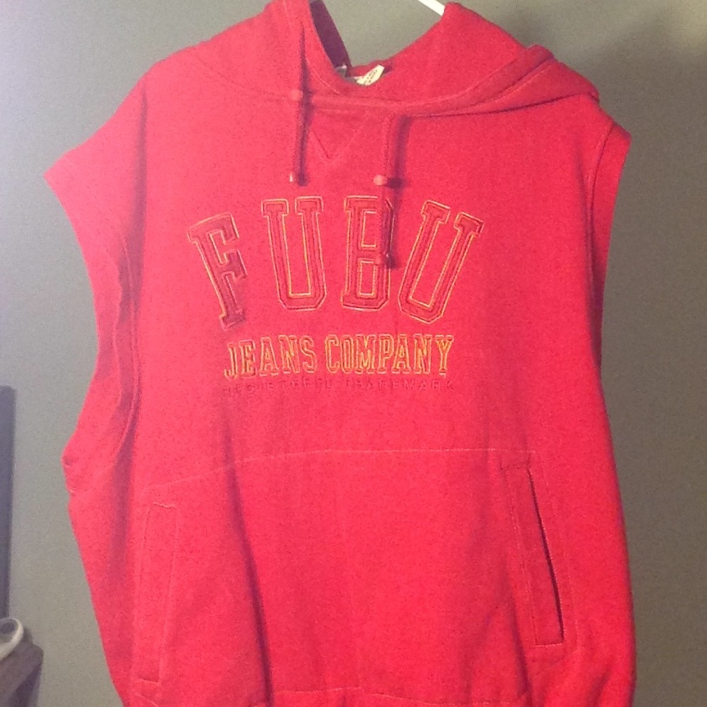 Sleeveless hoodie