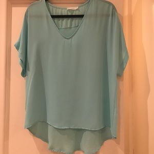 Light Blue Lush Blouse