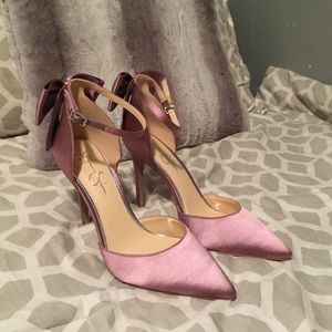 Jessica Simpson Point Toe Heels With Bows