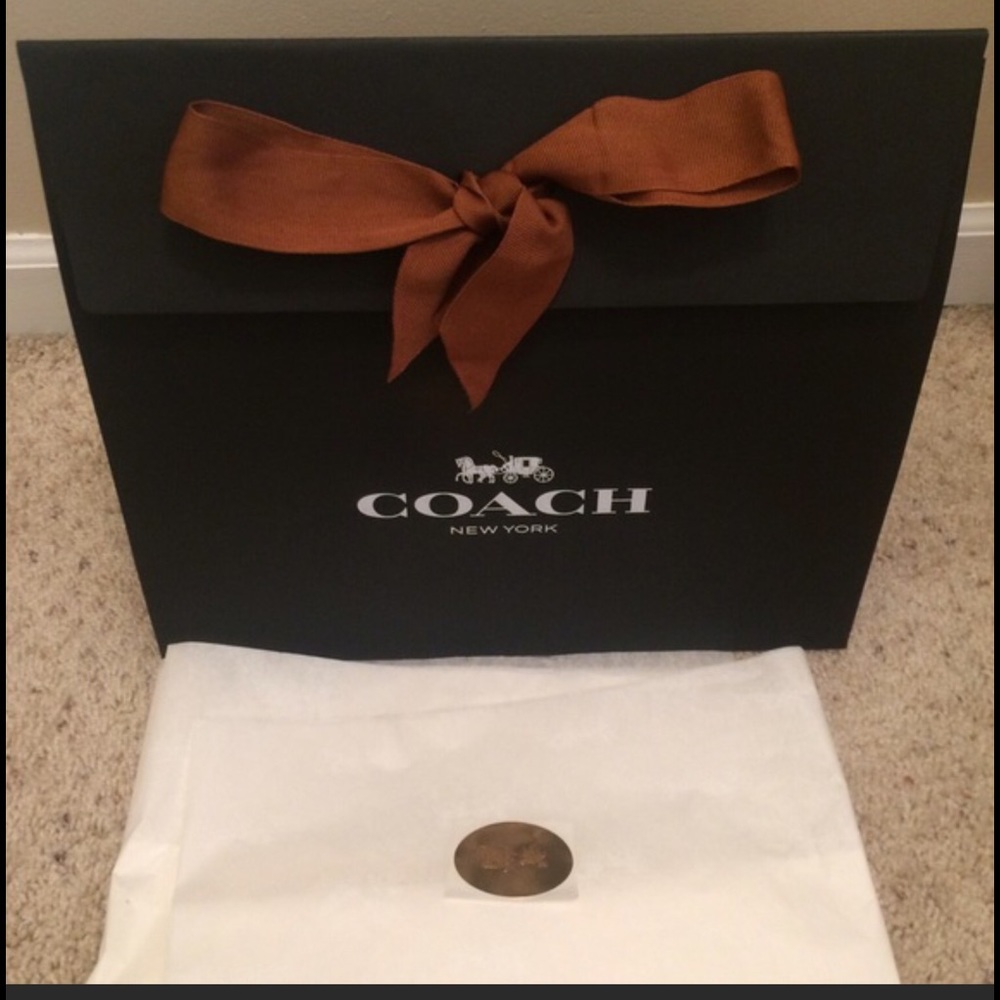 COACH Triangle Coach Gift Bag