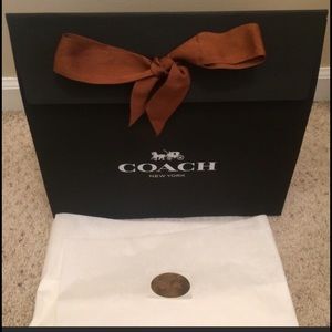 COACH Triangle Coach Gift Bag