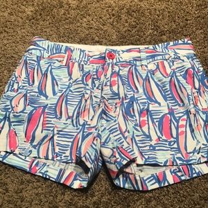 Lilly Pulitzer sail boat Callahan shorts