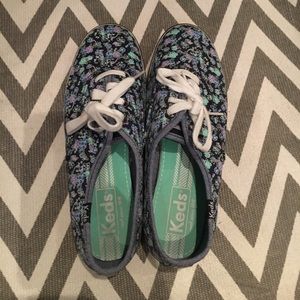 Women's Floral Keds Champions