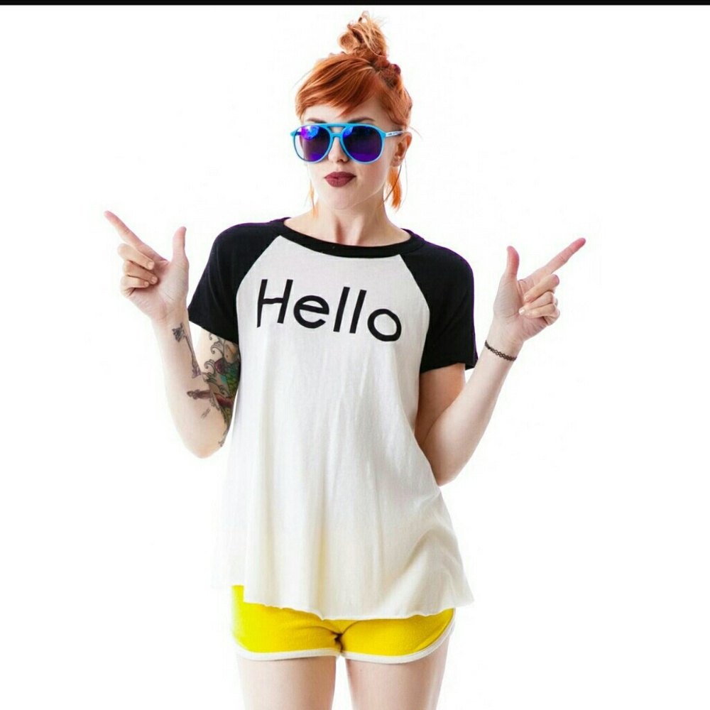 💕hello charlie wildfox tee💕