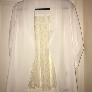 Ark & Co white blazer