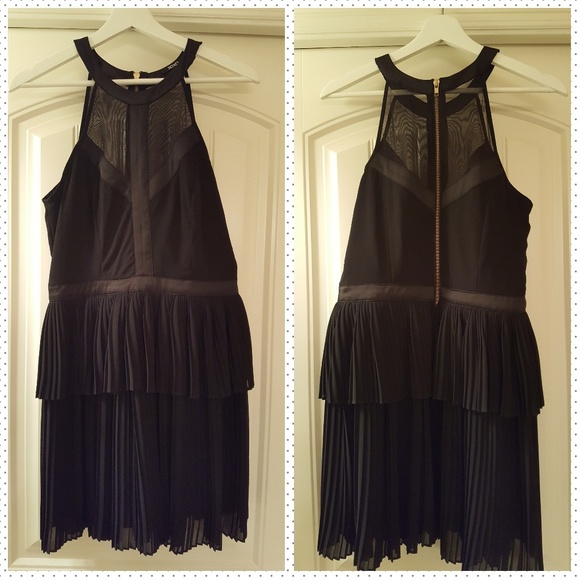 XOXO Elegant Womens Black Little Halter Dress - Picture 6 of 8