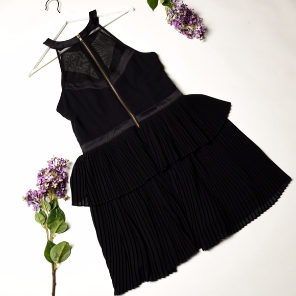 XOXO Elegant Womens Black Little Halter Dress - Picture 5 of 8