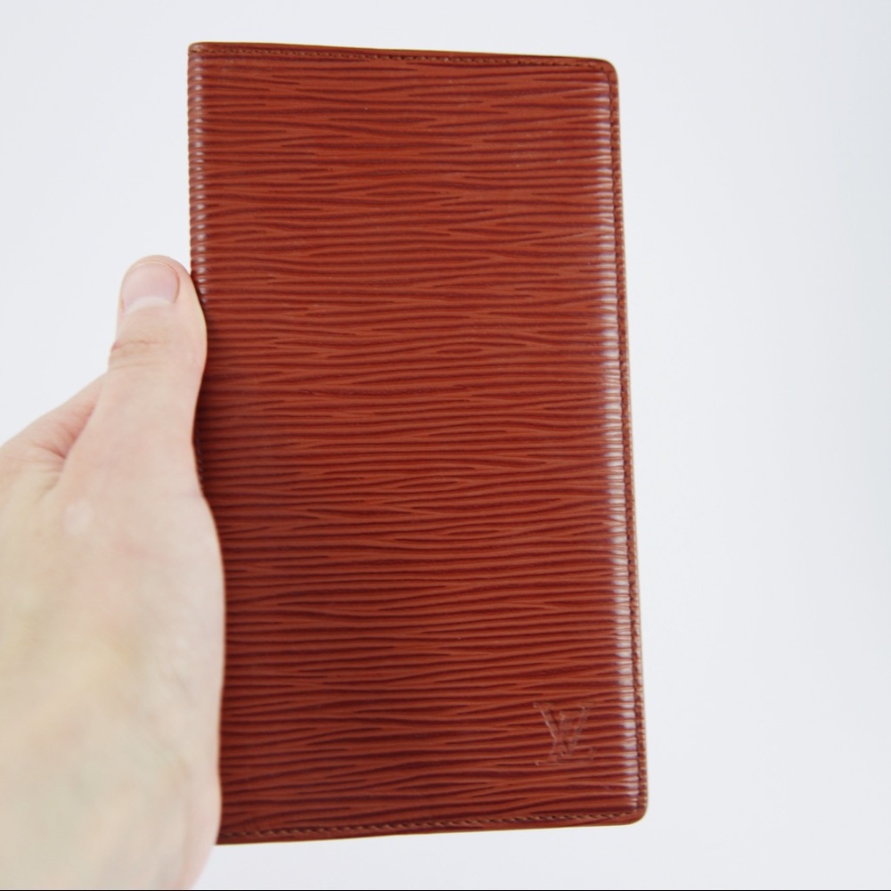 Louis Vuitton Epi Coated Leather Checkbook Cover