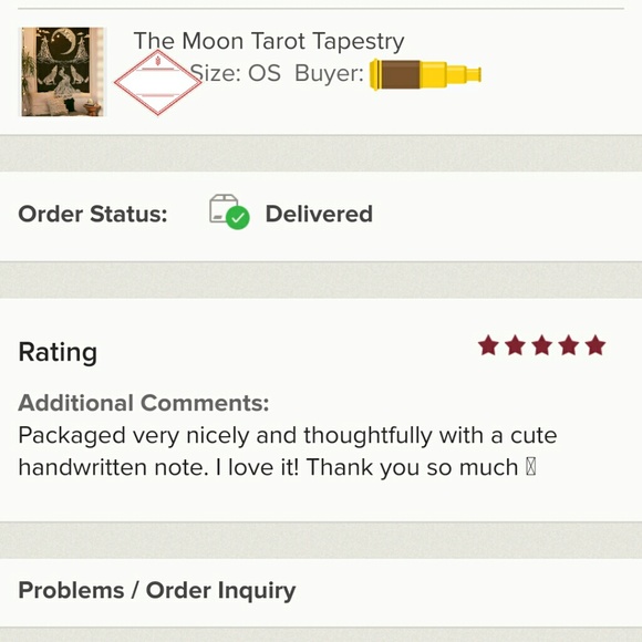 SALE! Moon Tarot Tapestry - Picture 6 of 8