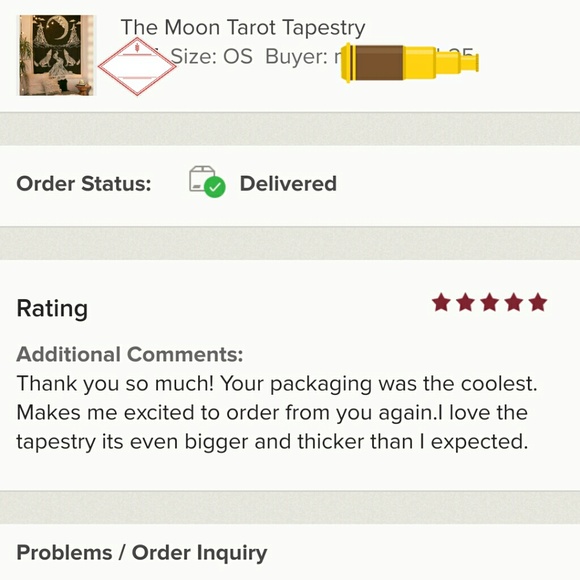 SALE! Moon Tarot Tapestry - Picture 7 of 8