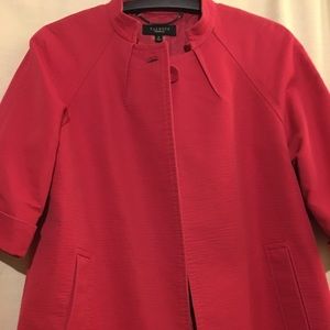 Talbots 1 button cape coat