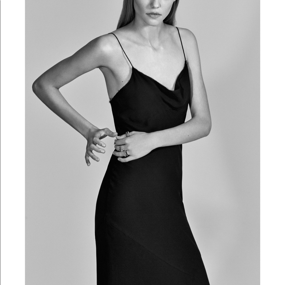 Beautiful satin navy blue slip 💙 & dress