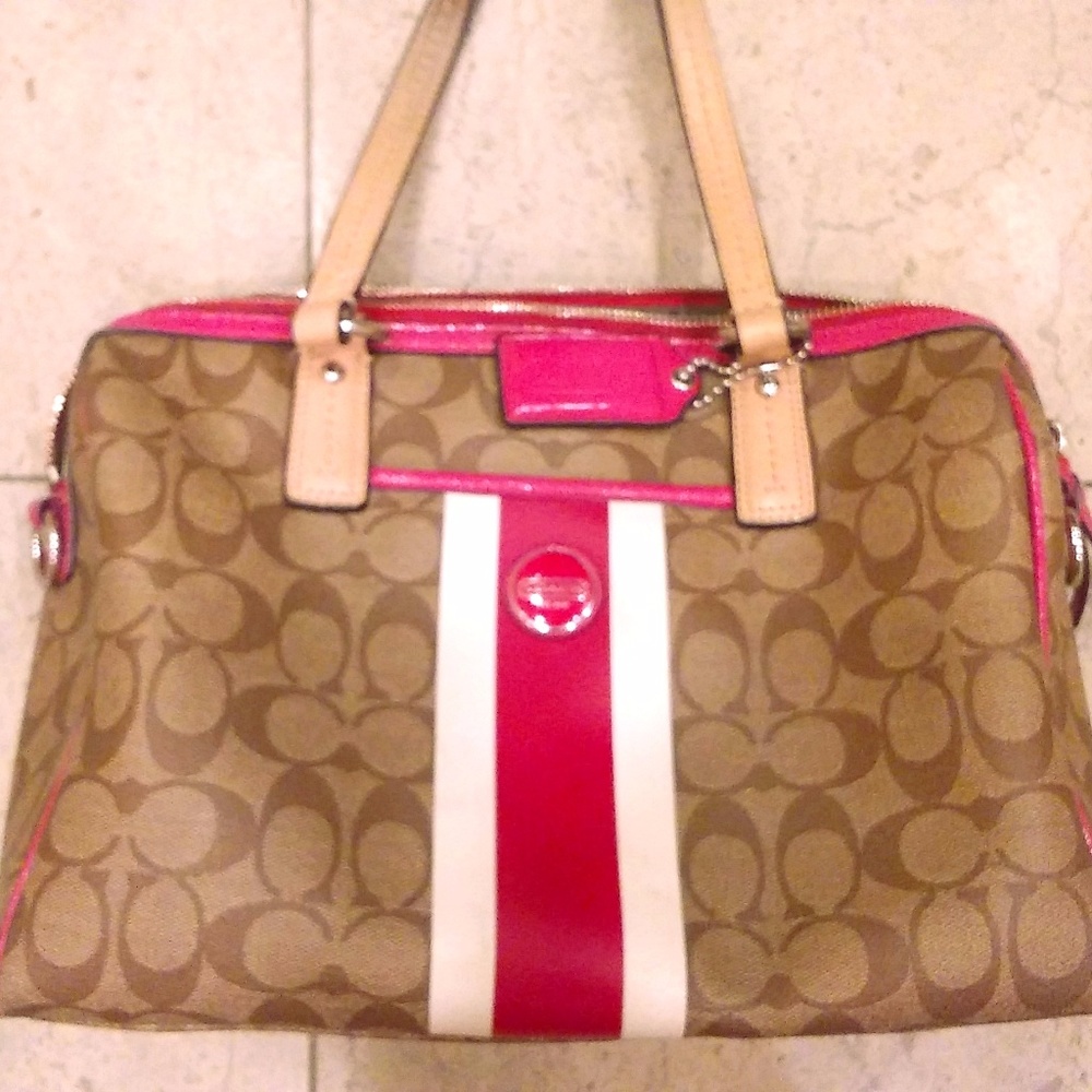 coach logo Boston speedy doctor bag