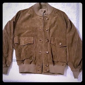 Bally Italian leather reversible jacket