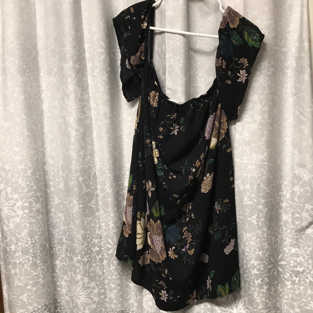 Off-the-shoulder dress