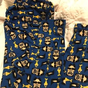 LuLaRoe Panda & Penguin Leggings TC