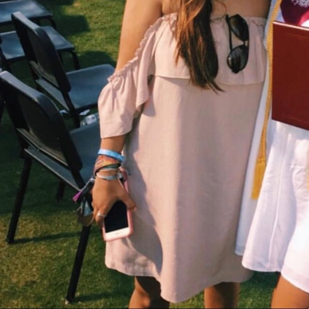 Off-the-shoulder dress