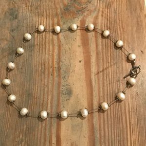 Simply casual pearl necklace