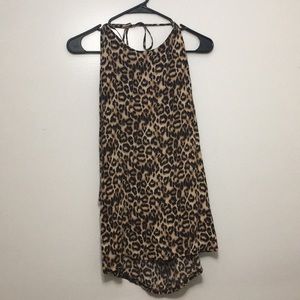 Cheetah print dress
