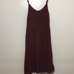 Burgundy Mossimo dress