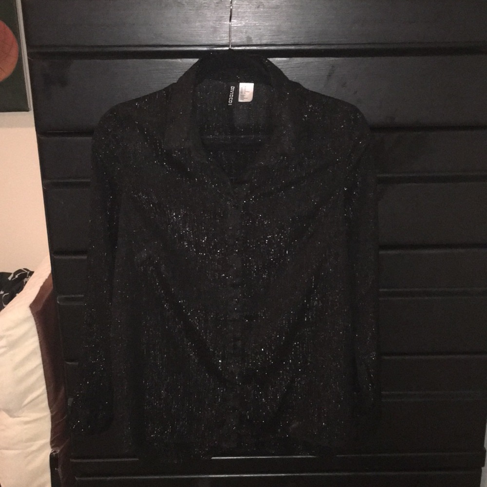 H&M Sparkly Button-up