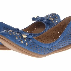 NWOT Naturalizer Ulysses Ballet Flats, Blue 7W