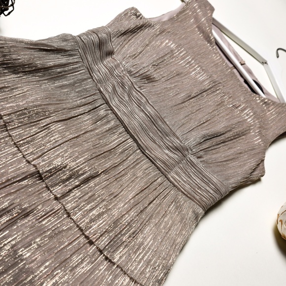 ⭐HP⭐CONNECTED APPAREL Champagne Elegant Dress - 6 - Picture 3 of 6