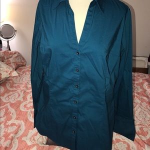 Express button down blouse
