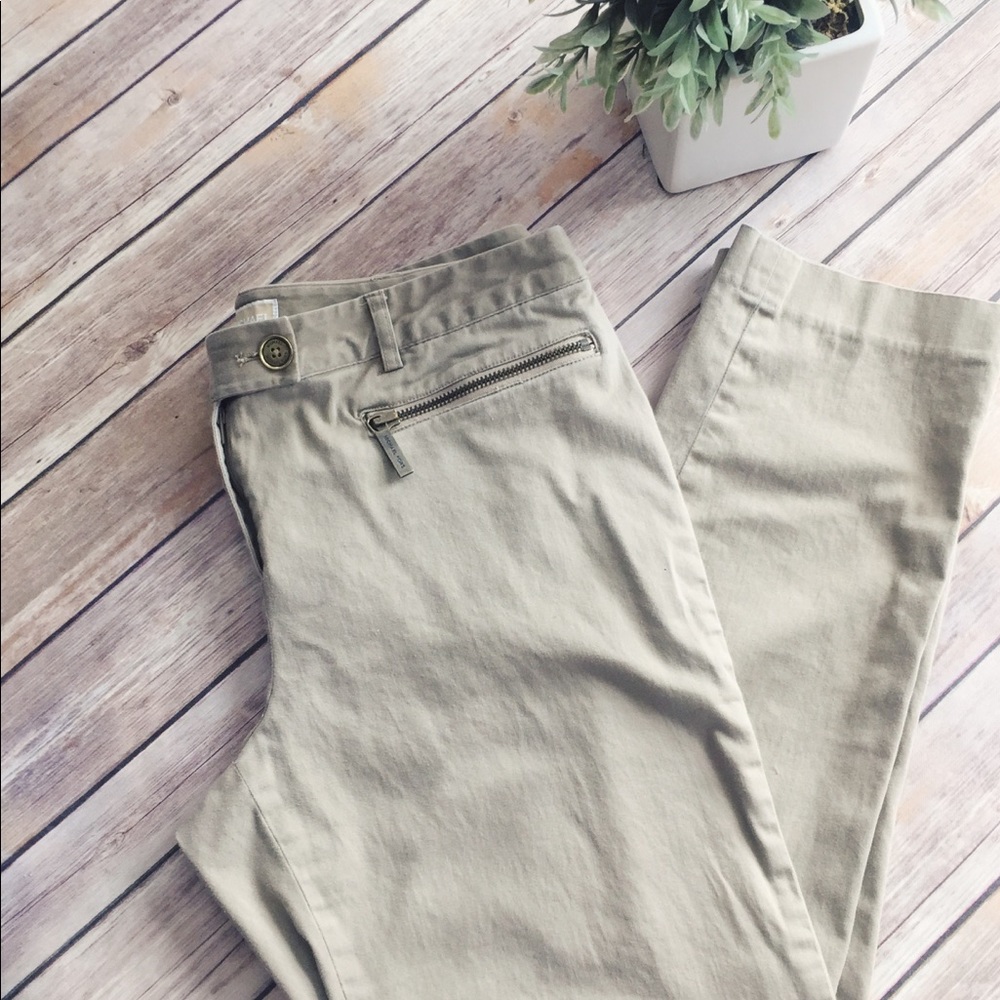 Michael Kors Cropped Khaki Pants