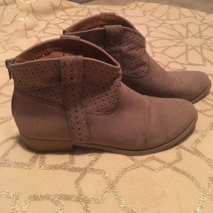 Tan booties