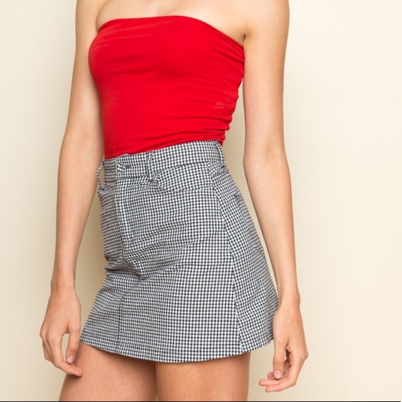 Black and white gingham Juliette skirt - Picture 2 of 6