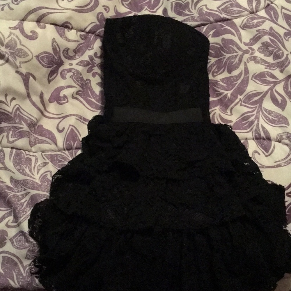 Strapless cocktail dress