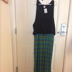 Summer Dress 3X Maxi with Racer Back Top