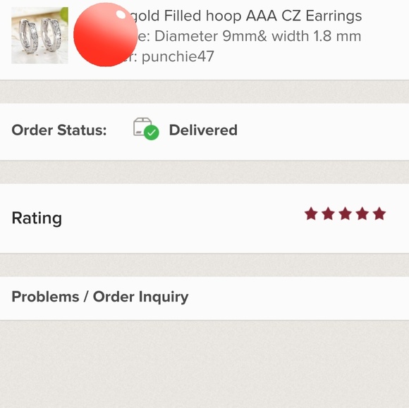 5💥 BEST SELLER White gold Filled hoop Earrings - Picture 5 of 5