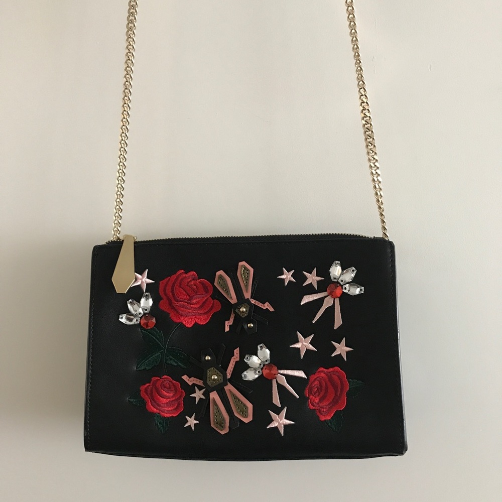 Zara black crossbody bag