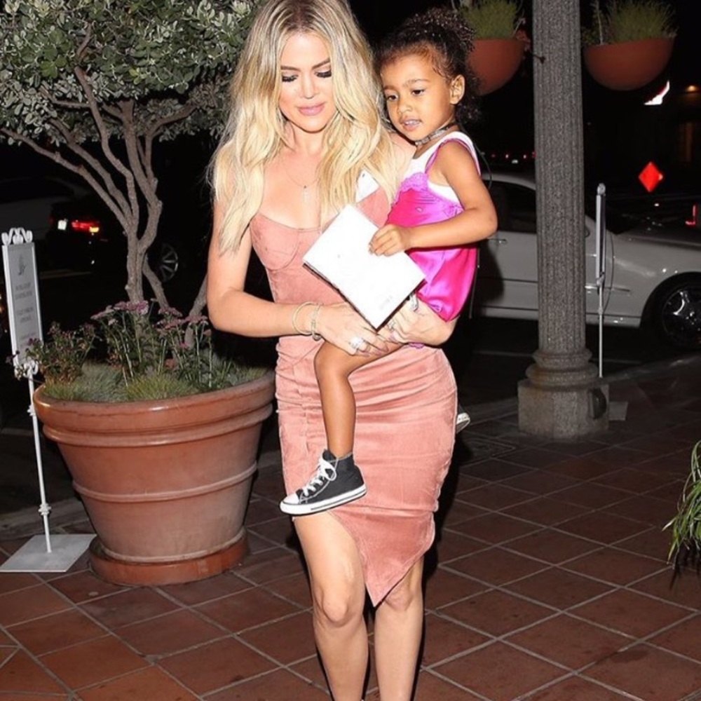 Olivacious BLACK suede Dress