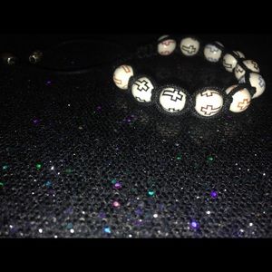 Cross Bead Bracelet