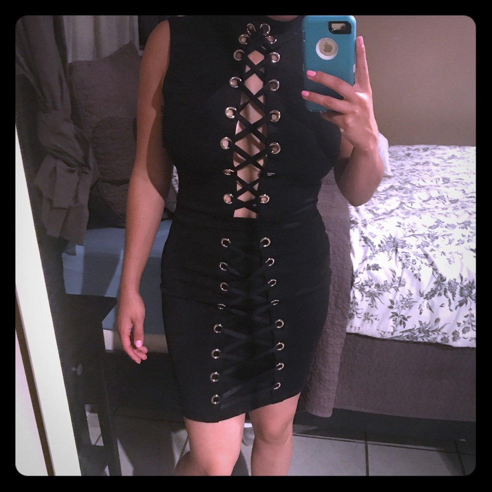 Sexy black dress