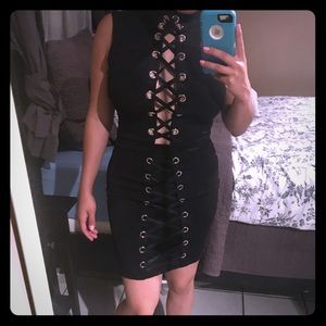 Sexy black dress