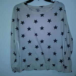 GapBody Black and Grey Long Sleeve Top