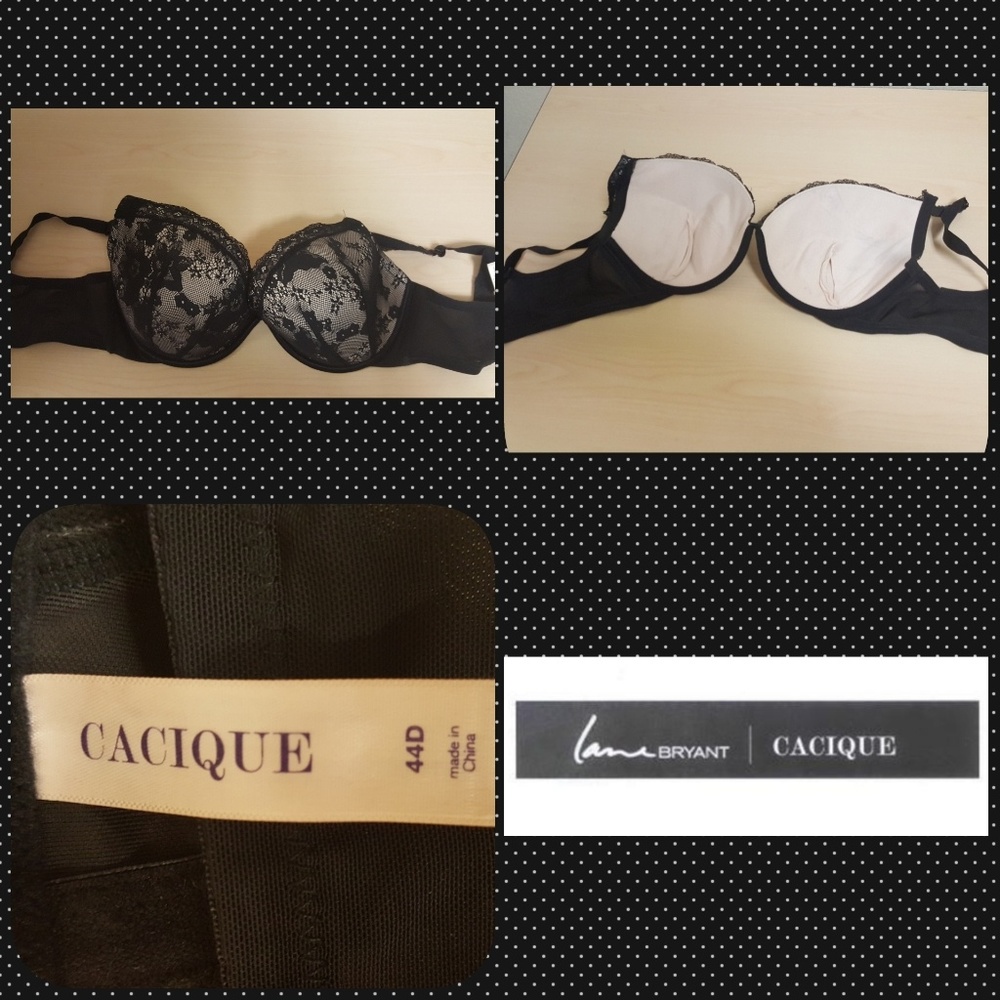 Lane Bryant Cacique brand lace bra