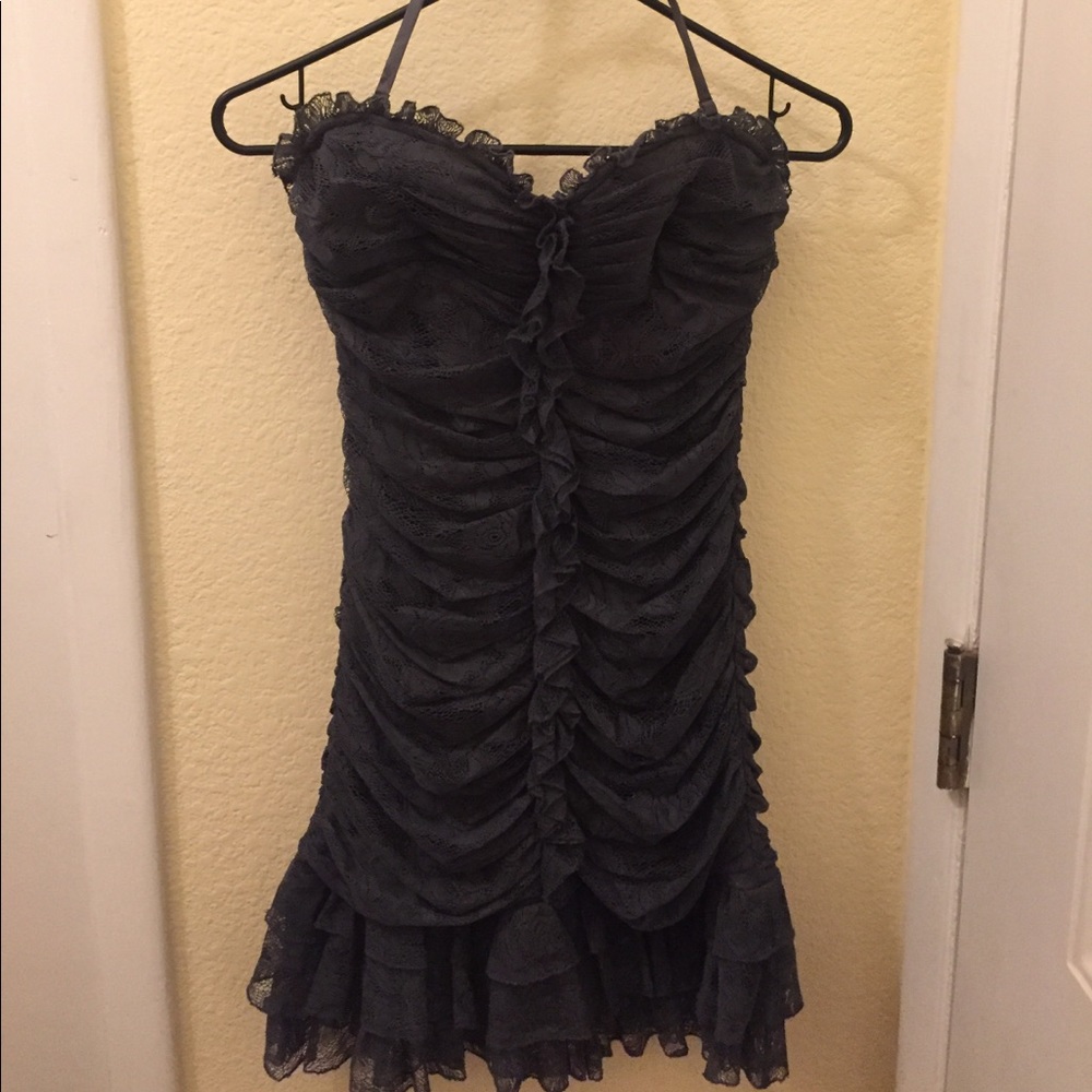 Bebe dress dark grey