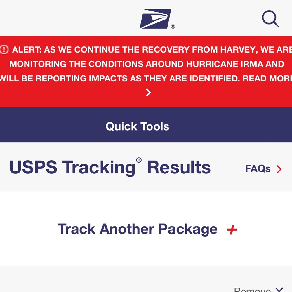 Delays with orders shipped to Texas and Florida