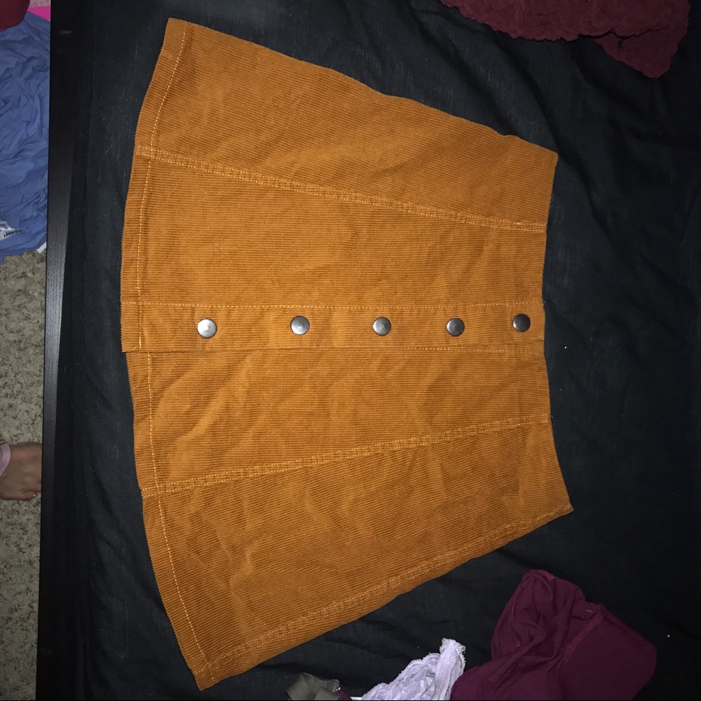 button up skirt
