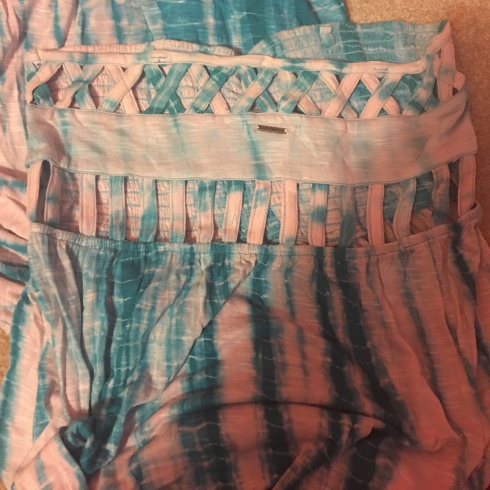 Long Element Strapless Maxi