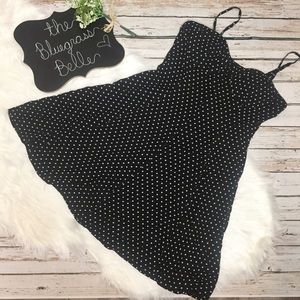 NWT American Eagle Black & White Polka Dot Dress