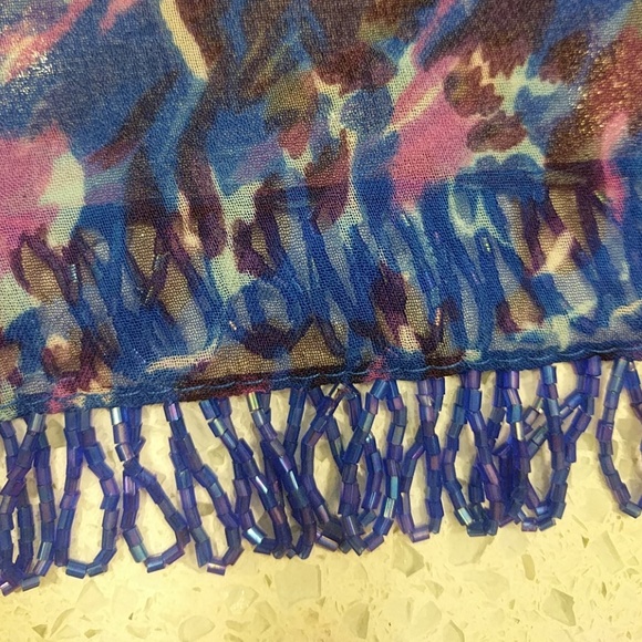 Multicolored Beaded wrap - Picture 3 of 5